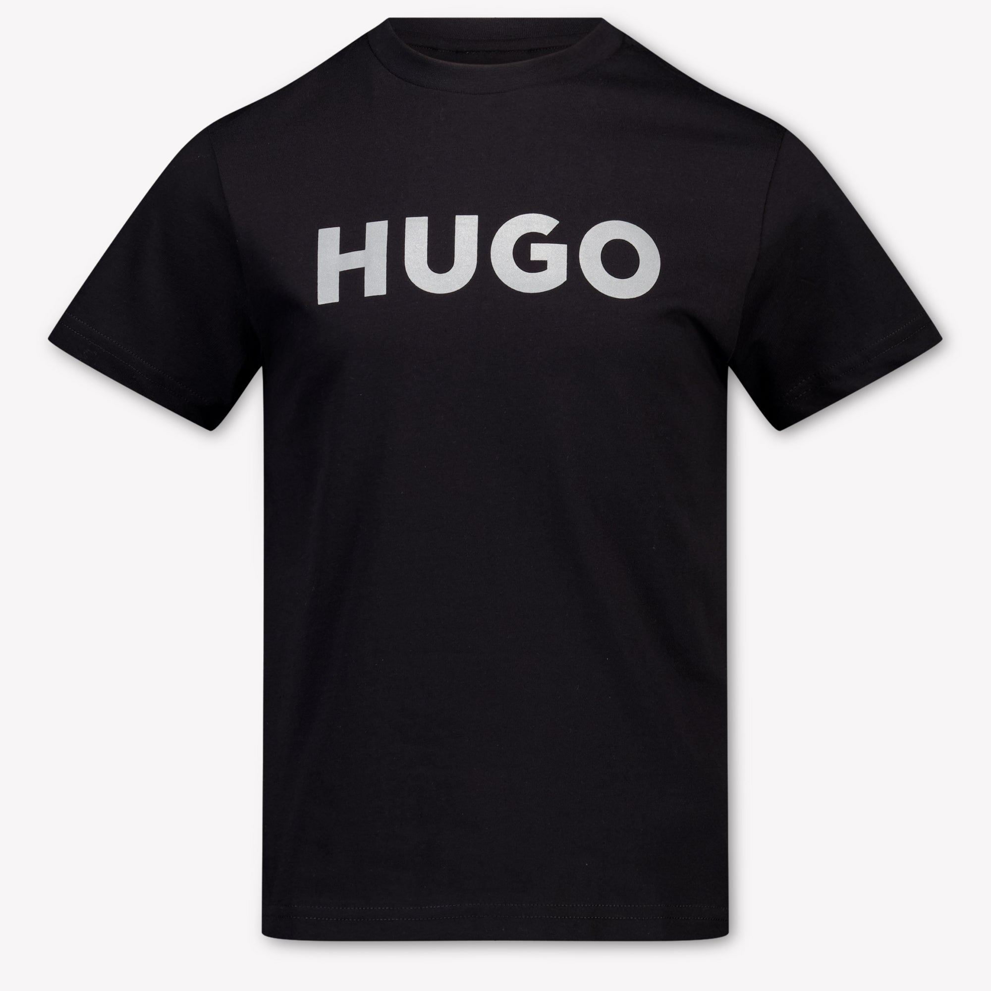 HUGO Kinder Jongens T-Shirt In Zwart