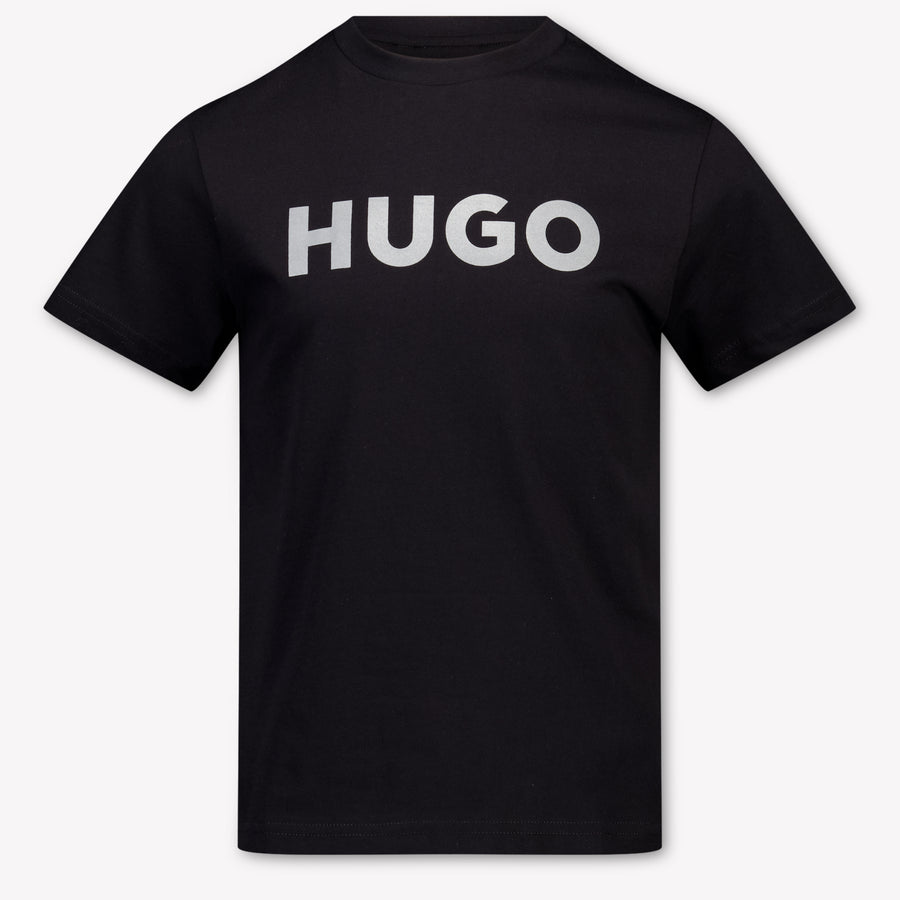 HUGO Kids Boys T-Shirt In Black