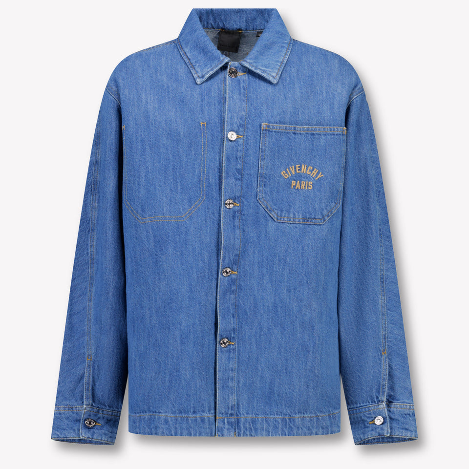 Givenchy Kids Boys Blouse In Blue