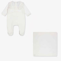 Chloe Baby Girls Romper in White
