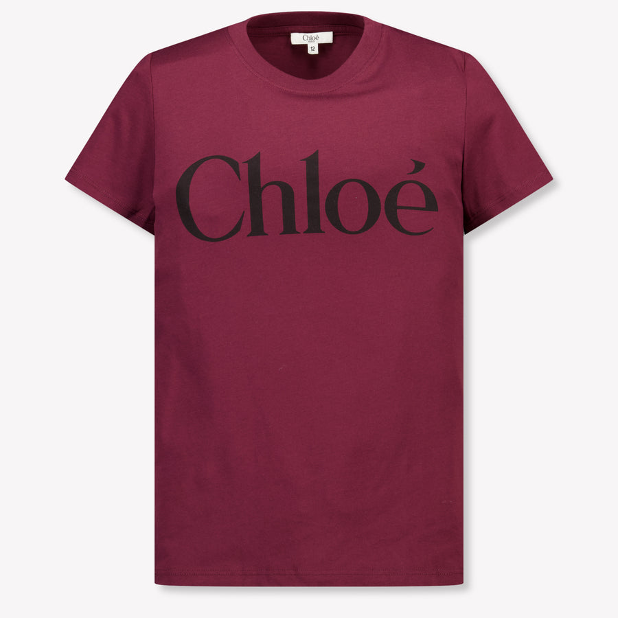 Chloe Girls T-Shirt in Bordeaux