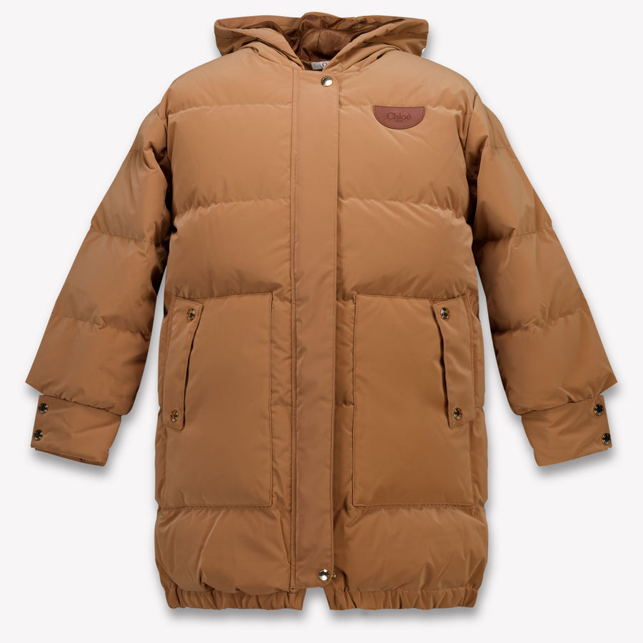 Chloe Girls Winter Jacket in Beige