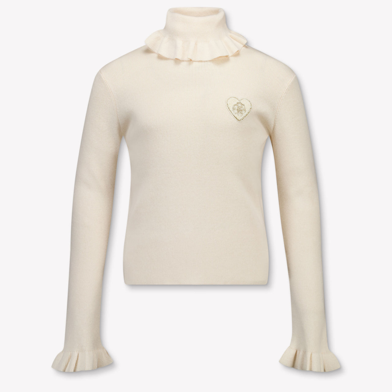 Chloe Kids Girls Sweater In OffWhite