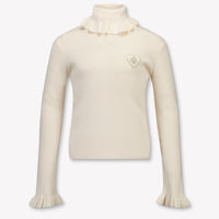 Chloe Kids Girls Sweater In OffWhite