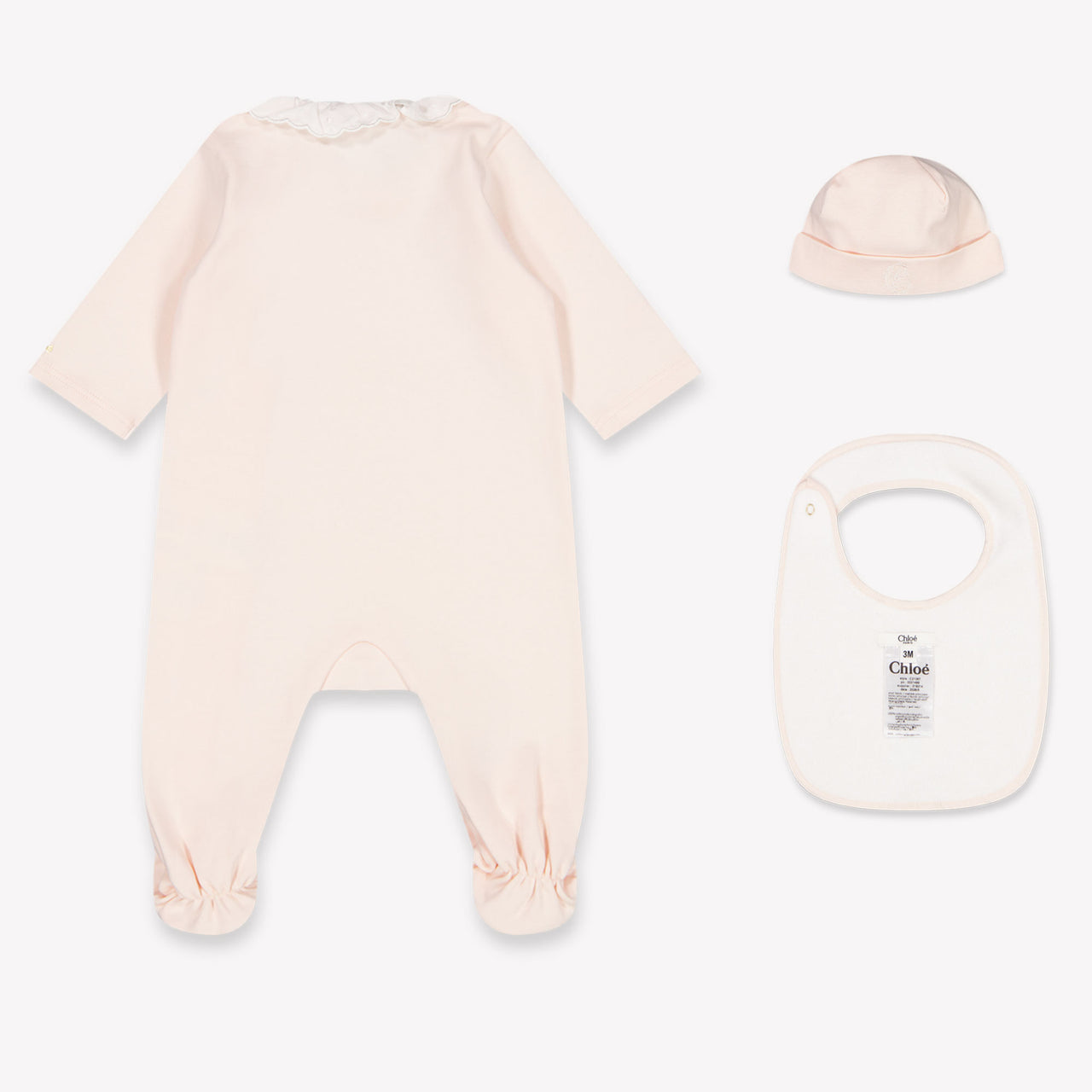 Chloe Baby Girls Playsuit In Light Pink