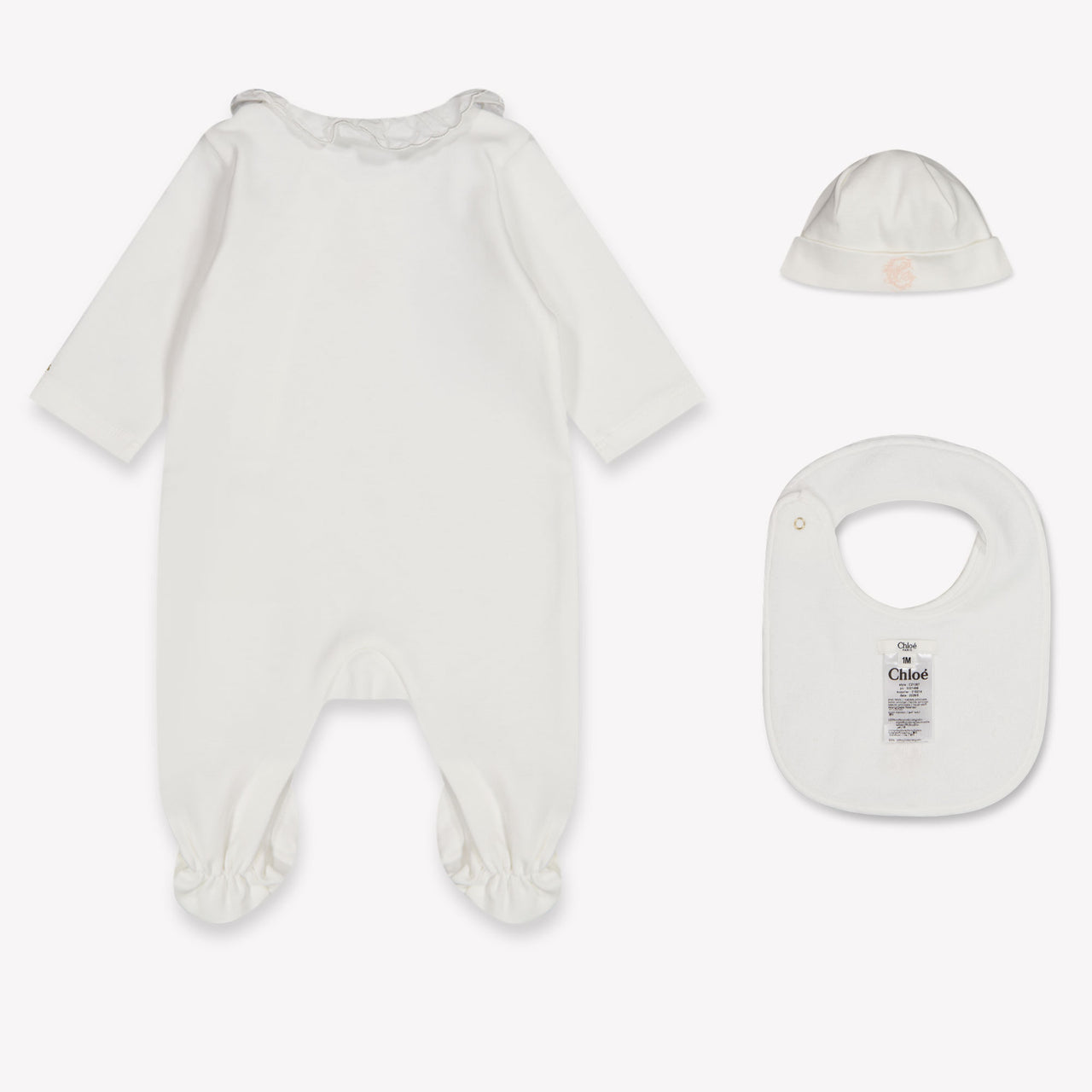Chloe Baby Girls Playsuit In White