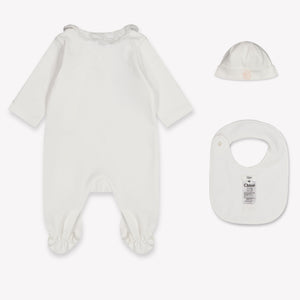 Chloe Baby Girls Playsuit In White