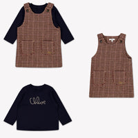 Chloe Baby Girls Dress In Brown
