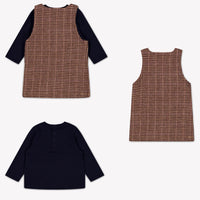 Chloe Baby Girls Dress In Brown