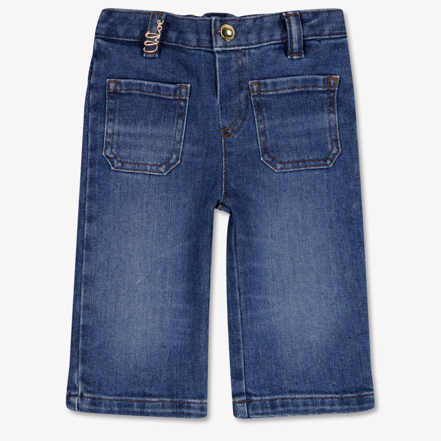 Chloe Baby Girls Jeans in Blue
