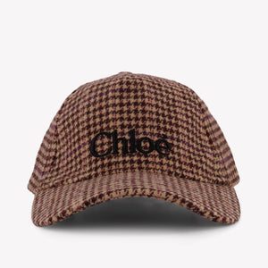 Chloe Kids Girls Cap In Bordeaux