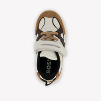 Boss Jongens Sneakers In Beige