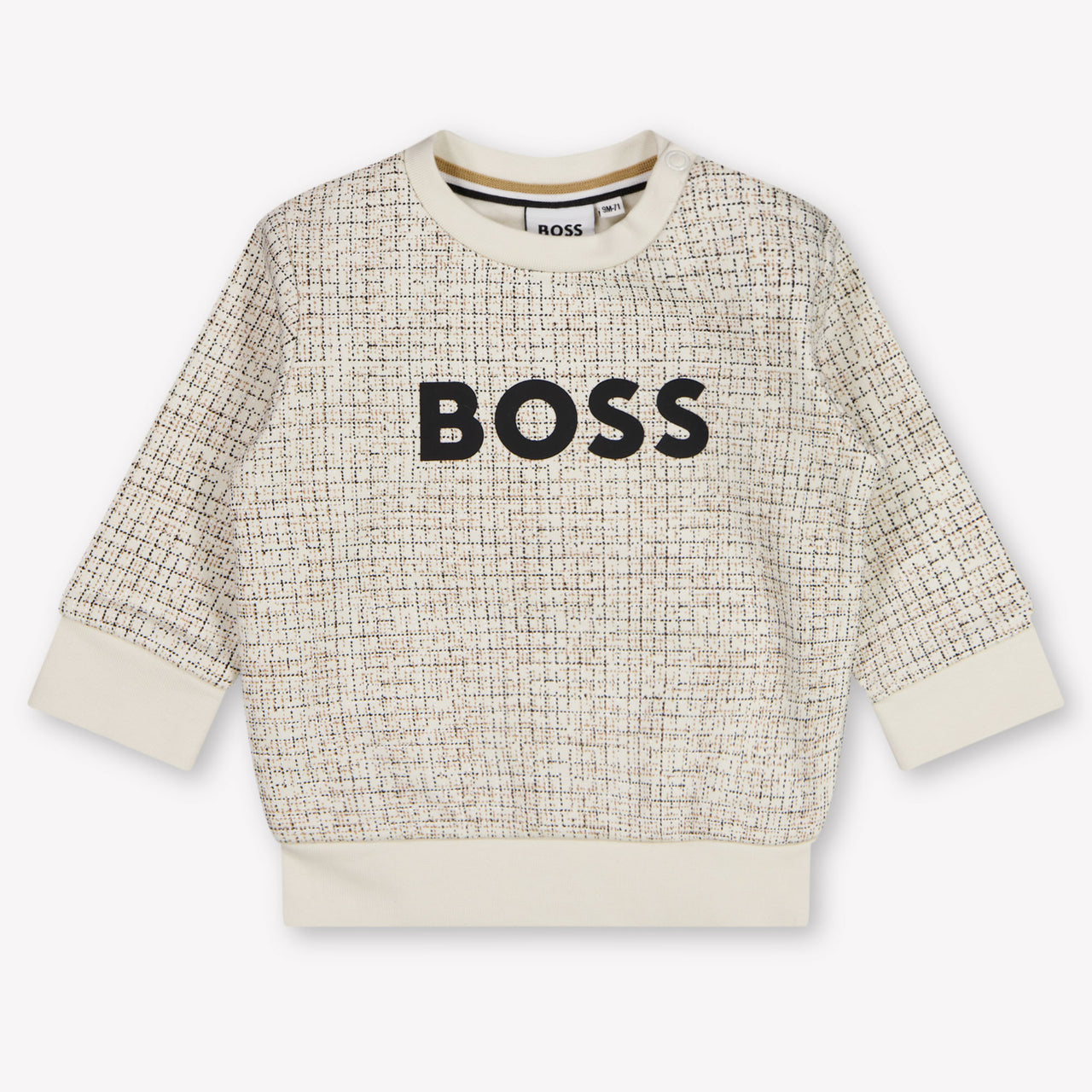 Boss Baby Boys Sweater In OffWhite
