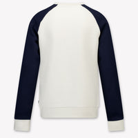 Boss Kids Boys Sweater In OffWhite