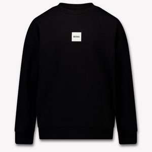 Boss Kids Boys Sweater In Black