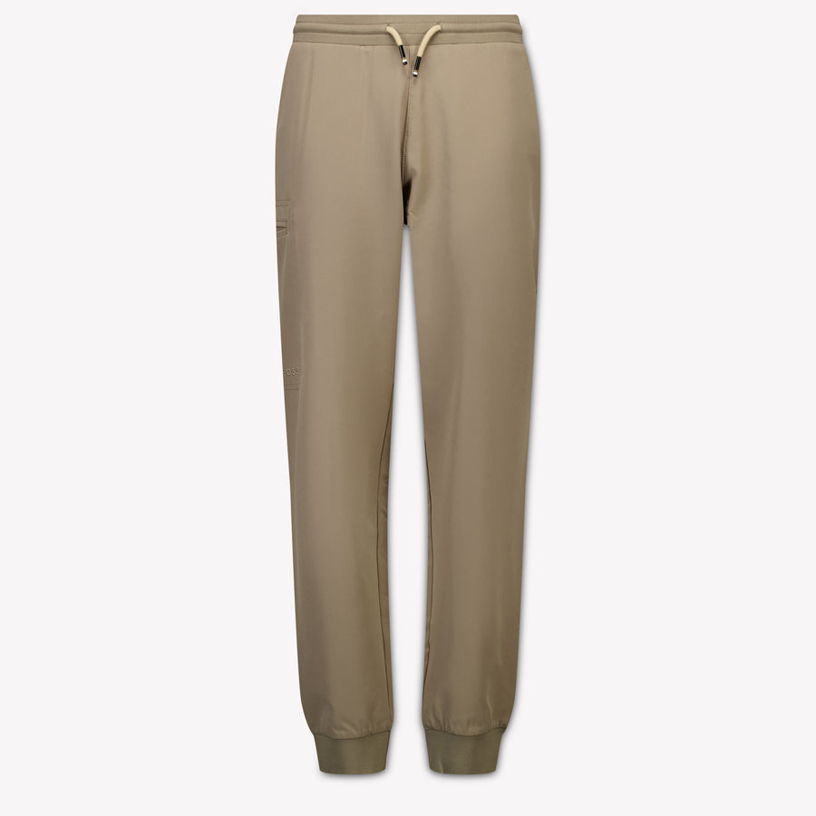 Boss Kinder Jongens Broek In Taupe