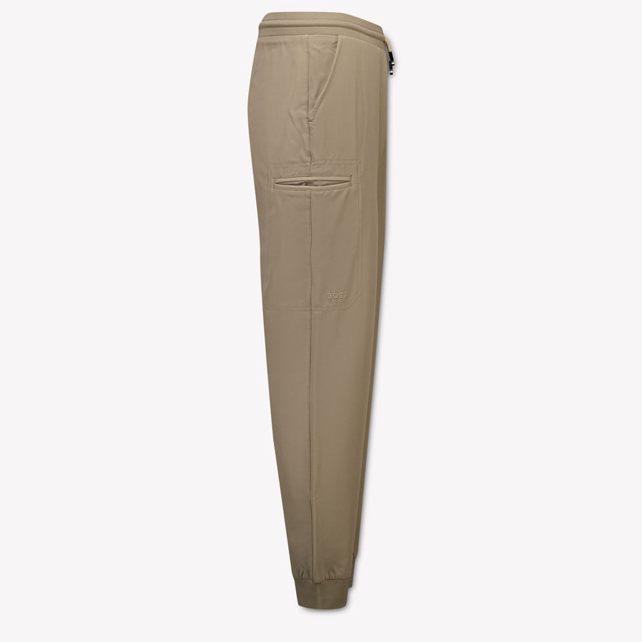 Boss Kinder Jongens Broek In Taupe