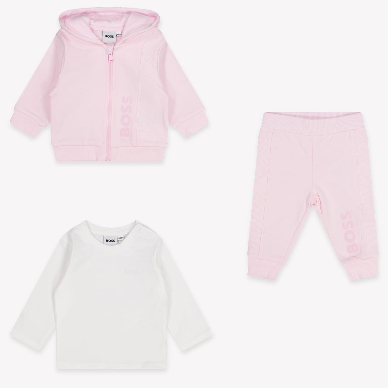 Boss Baby Girls Jogging suit In Light Pink