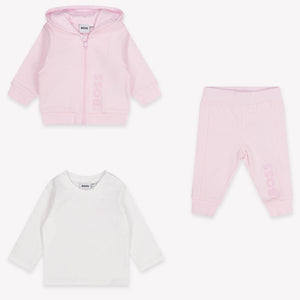 Boss Baby Girls Jogging suit In Light Pink