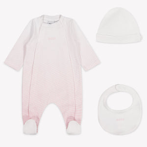 Boss Baby Girls Playsuit In Light Pink