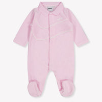 Boss Baby Girls Playsuit In Light Pink