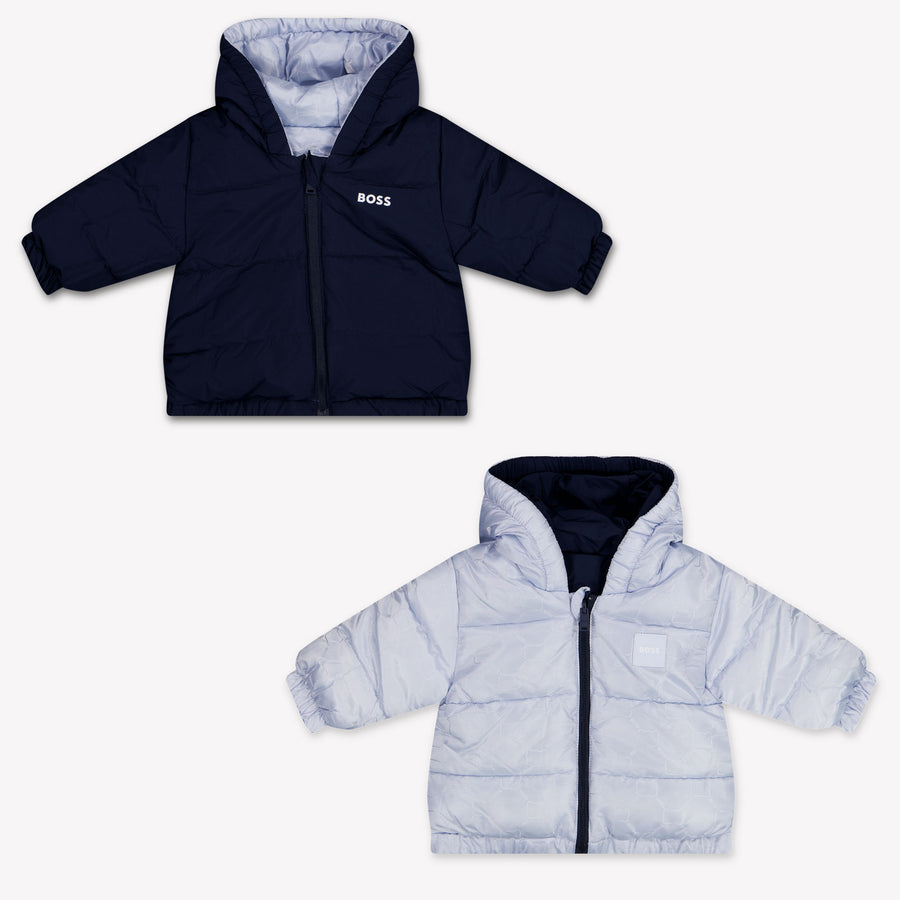 Boss Baby Jongens Winterjas In Licht Blauw