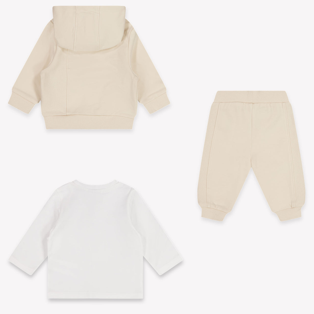 Boss Baby Jongens Joggingpak In Licht Beige