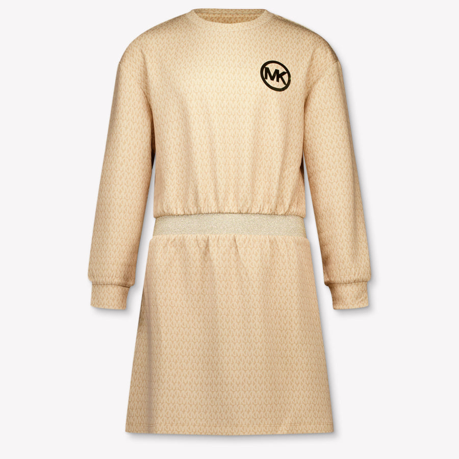 Michael Kors Kinder Meisjes Jurk In Beige