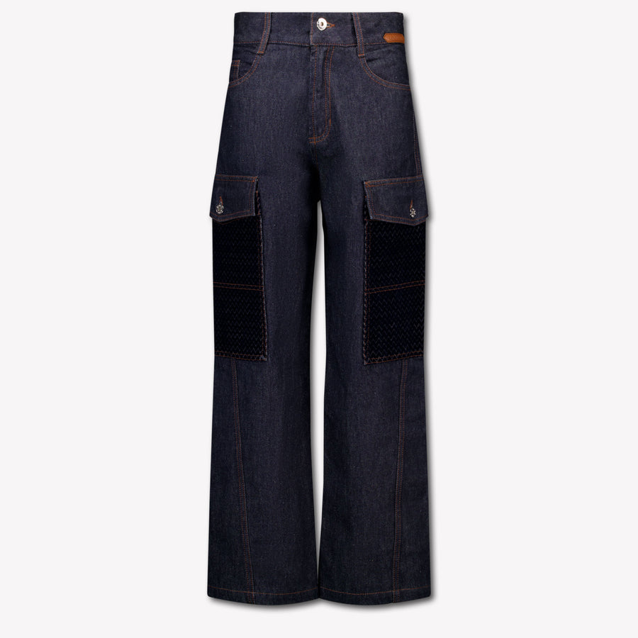 Lanvin Kinder Jongens Jeans In Donker Blauw
