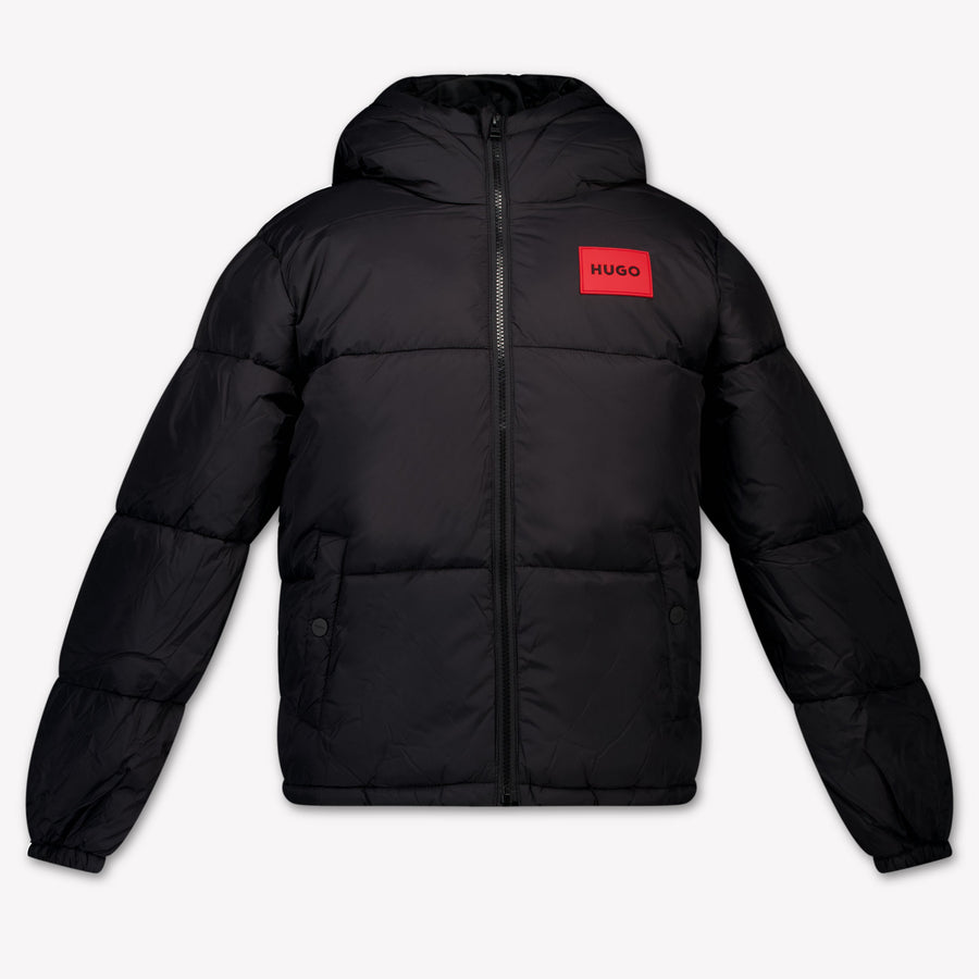 HUGO Boys Winter Jacket in Black