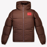 HUGO Kids Boys Jackets In Dark Brown