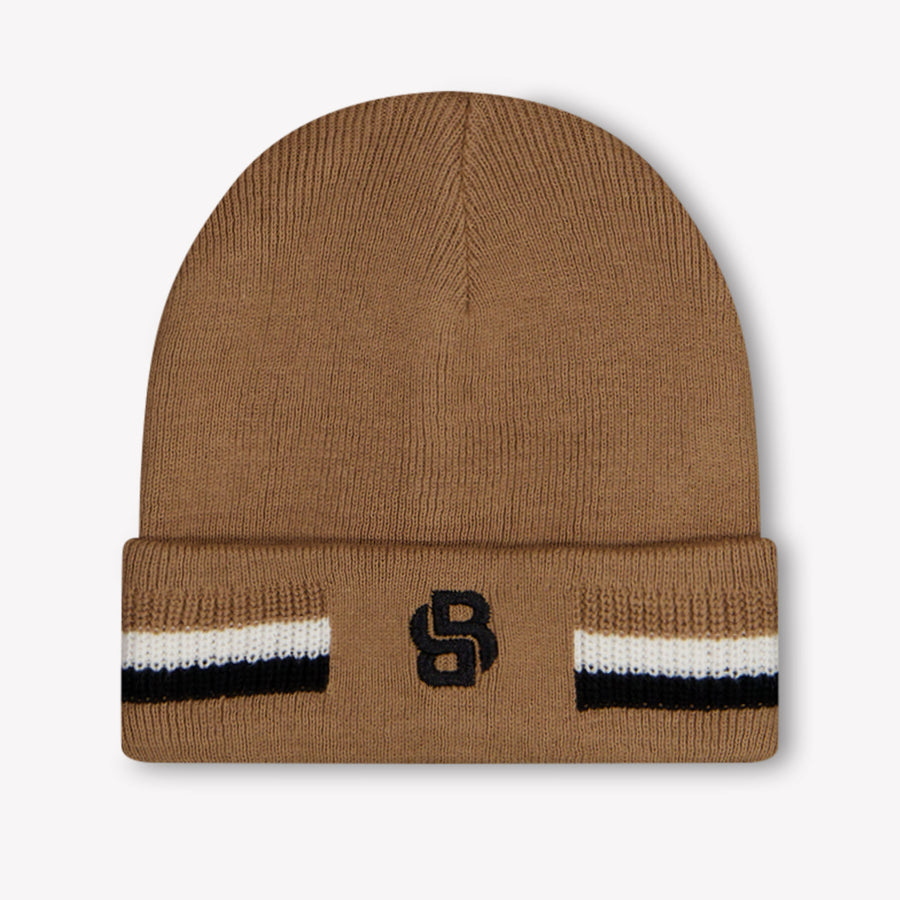 Boss Baby Boys Beanie in Camel