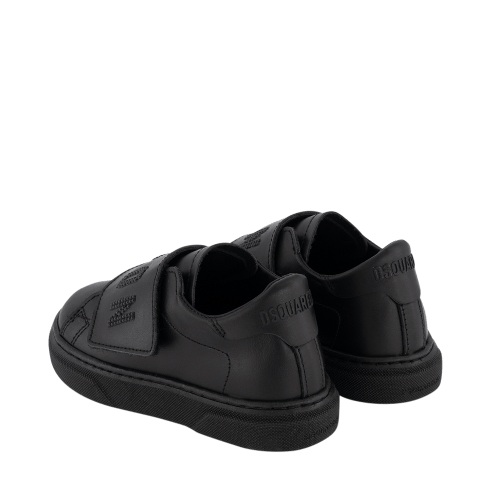 Dsquared2 Kinder Unisex Sneakers Zwart