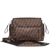Fendi Baby Unisex Luiertas In Bruin