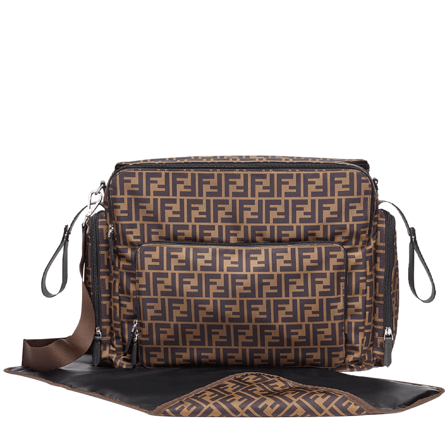Fendi Baby Unisex Changing Bag in Brown