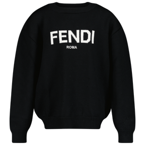 Fendi Kinder Unisex Trui Zwart 4Y