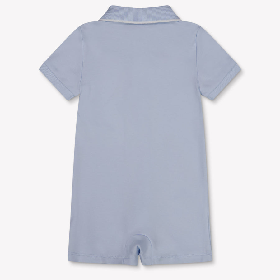 Ralph Lauren Baby Boys Playsuit In Light Blue