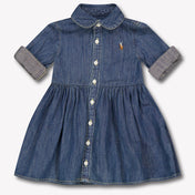 Ralph Lauren Baby Meisjes Jurk In Blauw