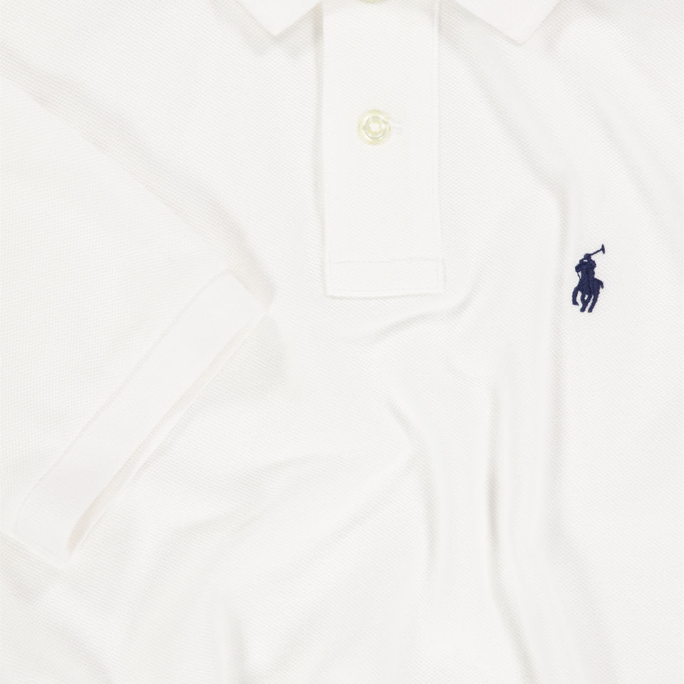 Ralph Lauren Kids Boys Polo In White