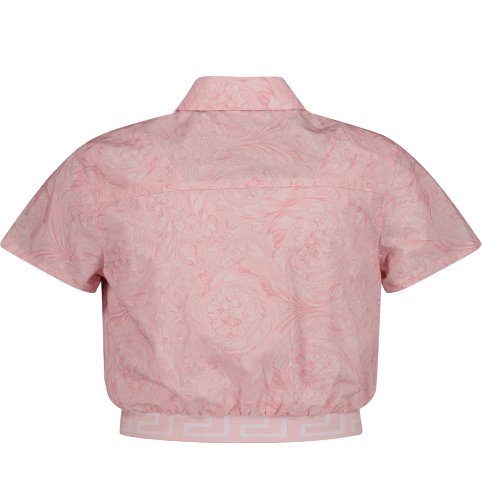 Versace Kinder Meisjes Blouse Licht Roze