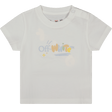 Off-White Baby Jongens T-Shirt Wit 3/6