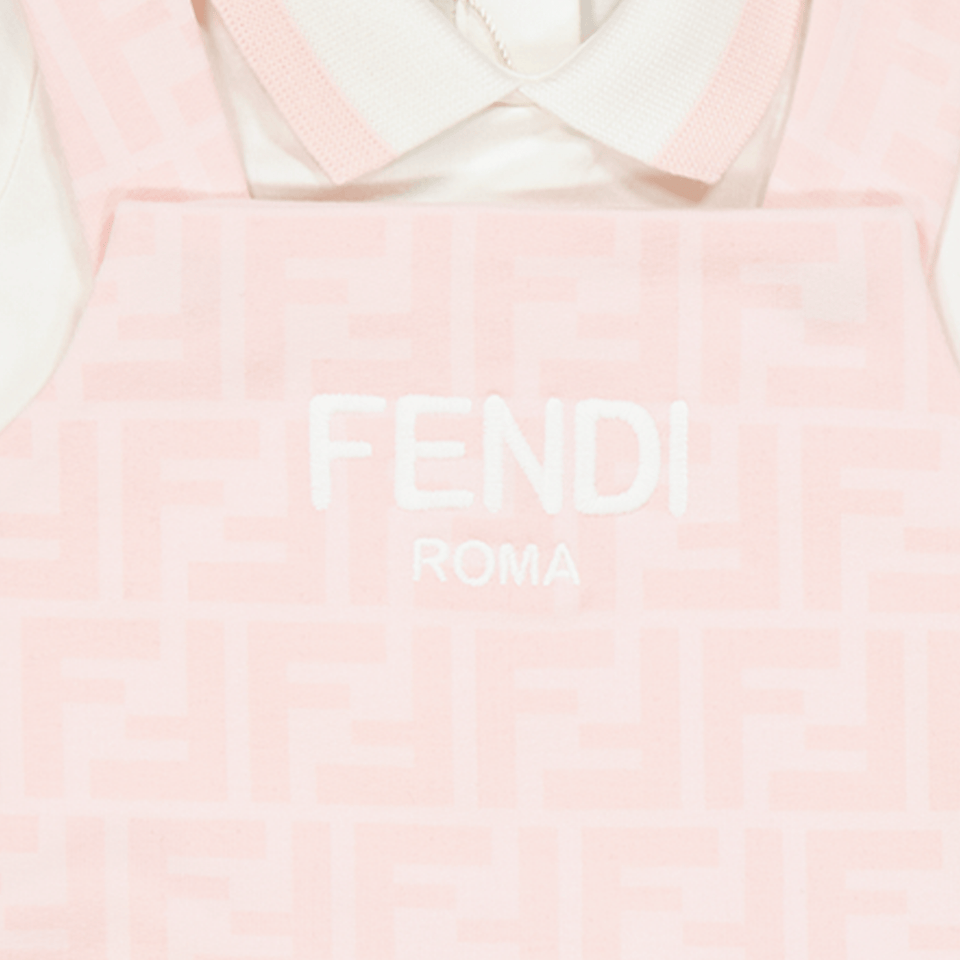 Fendi Baby Meisjes Boxpakje Licht Roze