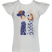 Mayoral Children's Girls T-Shirt White