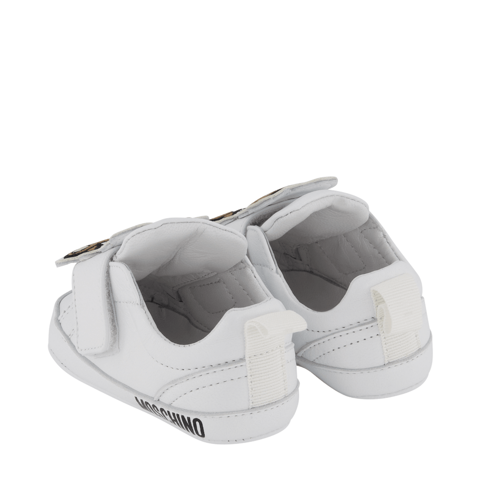 Moschino Baby Unisex Sneakers Wit
