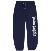 Palm Angels Kids Boys Trousers Navy
