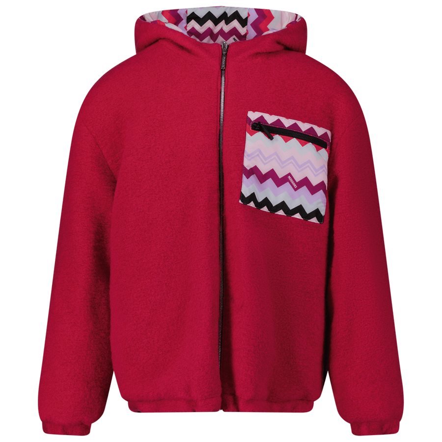 Missoni Girls Jacket Fuchsia