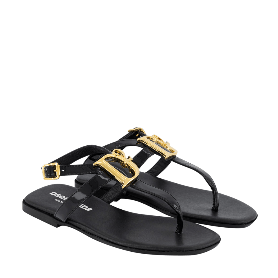 Dsquared2 Kinder Meisjes Sandalen Zwart