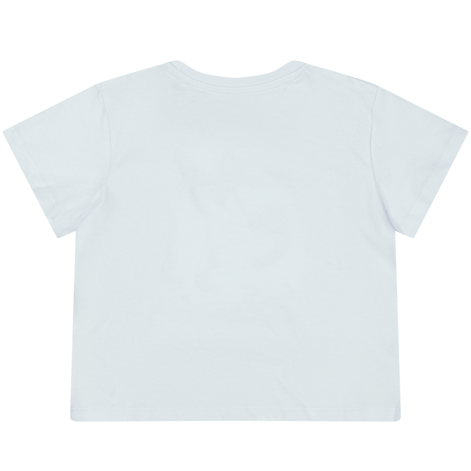 Guess Kinder Meisjes T-Shirt Licht Blauw