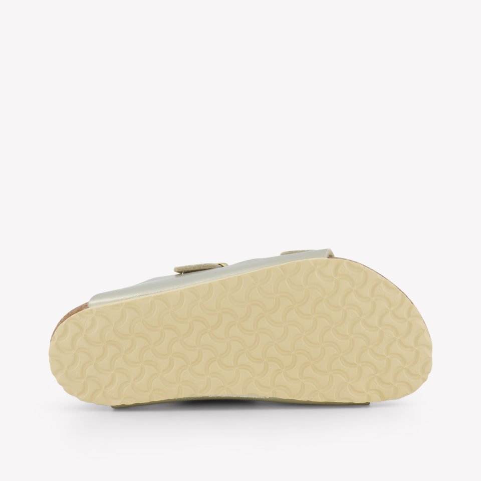 Birkenstock Arizona Meisjes Slippers In Goud