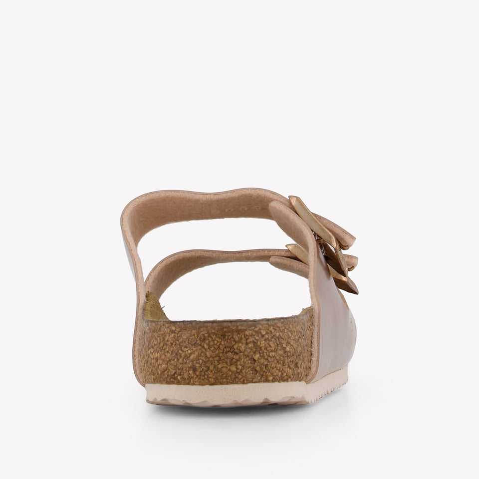 Birkenstock Arizona Meisjes Slippers In Brons